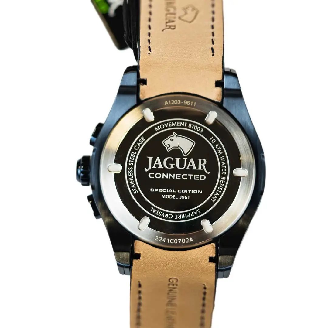 Parte trasera de Reloj Jaguar Connected Especial Edition